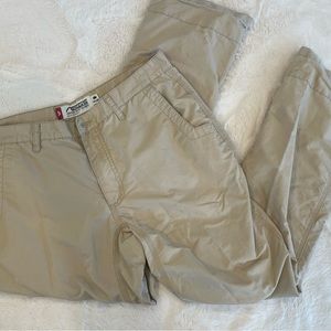 Mountain Khakis Khakis. 36x32. Slim fit. Light khaki.